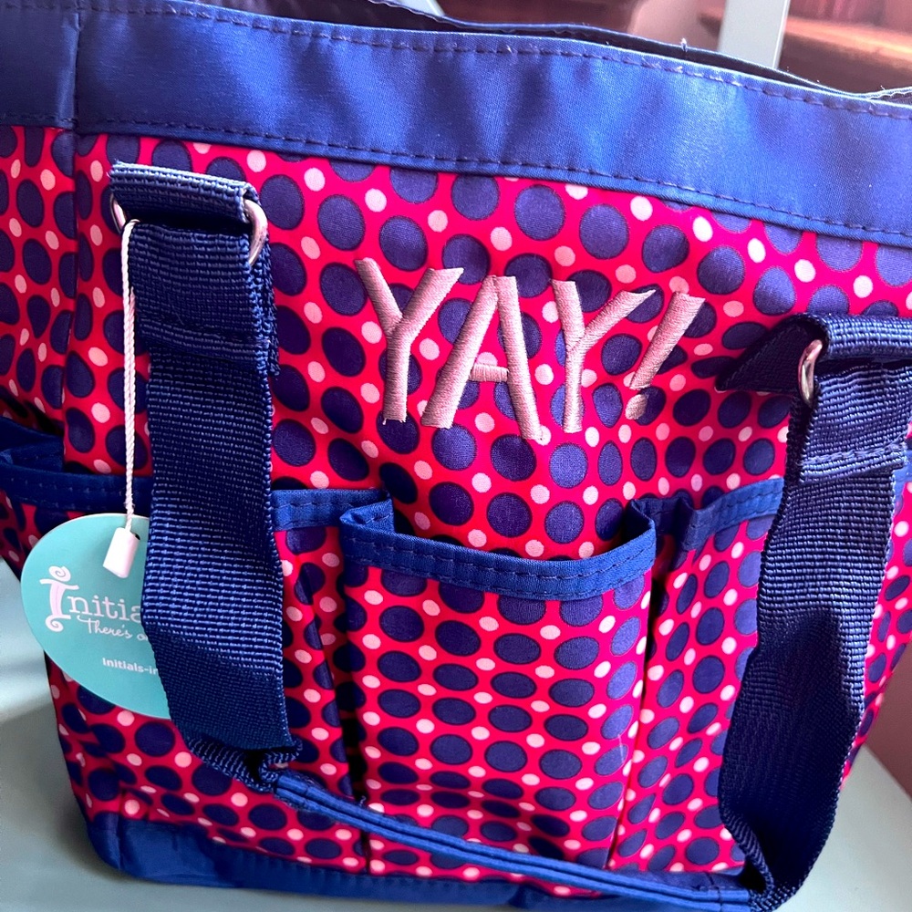 Initials Inc storage tote NWT
